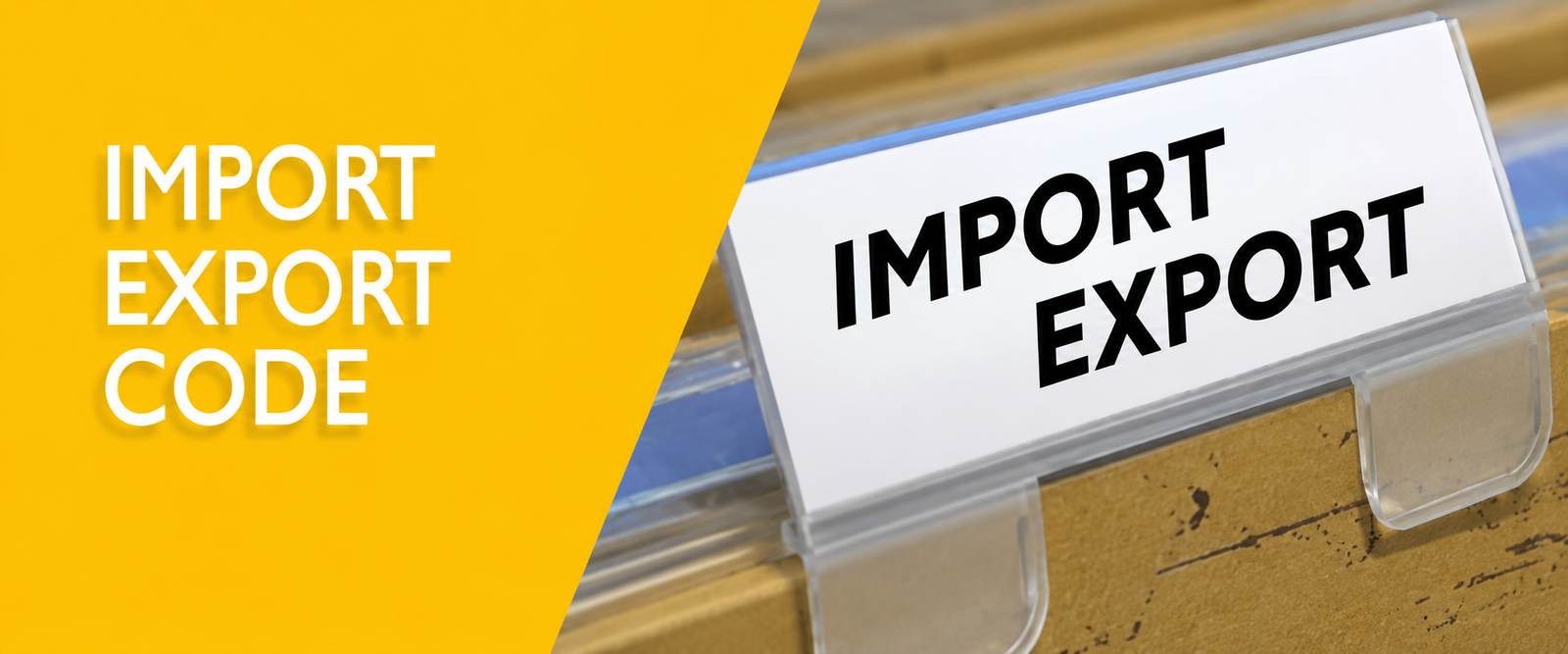 Import Export Code (IEC)
